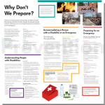 Emergency Preparedness Poster, created by BRAVE Publications